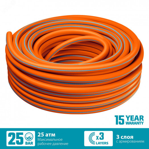 Шланг поливочный PROLine FLEX 3 1/2'' 25 м 25 атм из термоэластопласта трёхслойный армированный