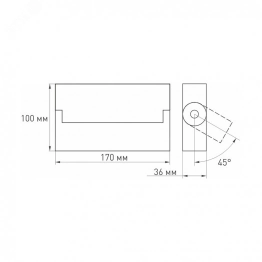 Светильник SP-LOFT-SURFACE-S170-10W Day4000 (WH, 24 deg) (ARL, IP40 Металл, 3 года)