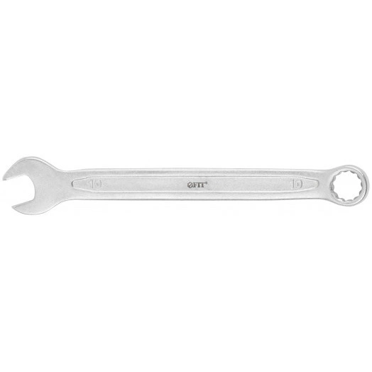 Ключ комбинированный усиленный ''Гранд'', CrV, холодный штамп 10 мм