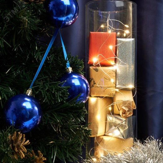 Гирлянда линейная Роса LED 2700К 5м USB