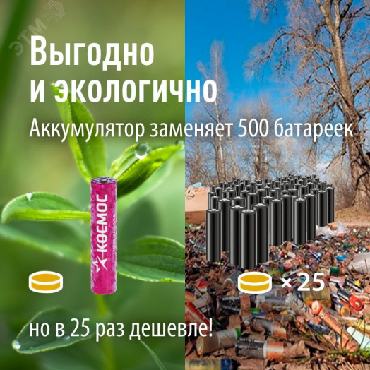 Аккумулятор R6 (АА) 2800mAh Ni-Mh 12 шт в спайке