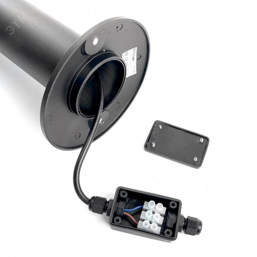 Светильник ДТУ-15w столб GX53 без лампы IP54 черный