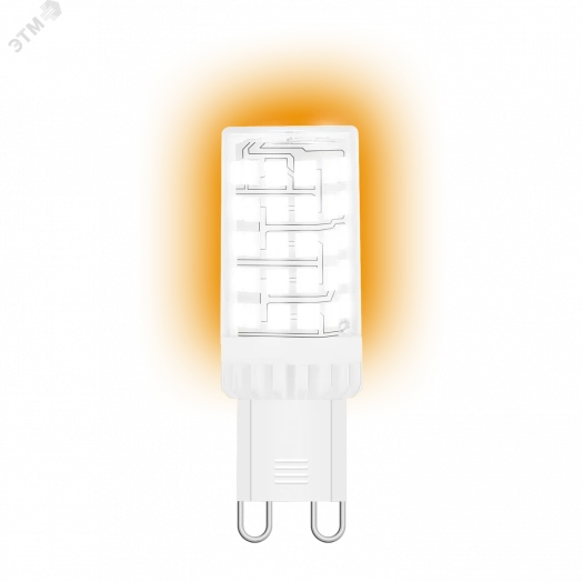 Лампа светодиодная LED 5.5 Вт 560 лм 3000К AC185-265В G9 капсула теплая керамическая Black Gauss