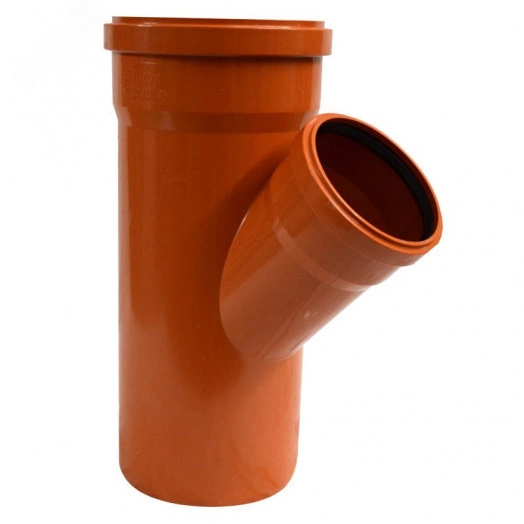 Тройник для наружной канализации 45 град. 160 х 110