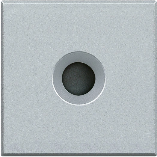 Axolute Заглушка с выходным отверстием 9мм 2 коннектора для организации распайки алюминий