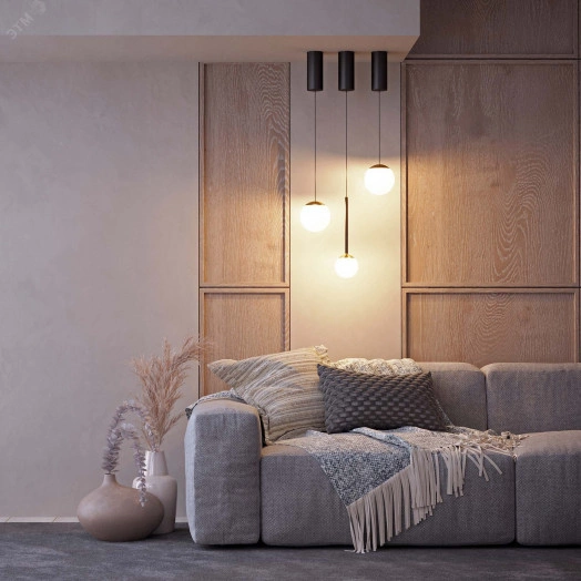 Светильник SP-BEADS-HANG-T-R100-8W Day4000 (BK, 180 deg, 230V) (, IP20 Металл, 5 лет)