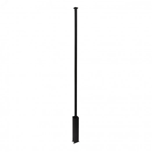 Snap-On колонна алюминиевая с крышкой из пластика 4 секции, высота 3,3 метра, цвет черный