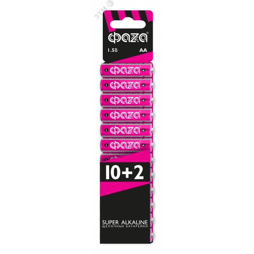 Элемент питания LR 6 (AA) Super Alkaline набор 10+2