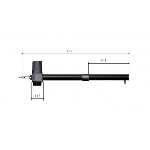 Привод 230 В линейный, самоблокирующийся для левой створки