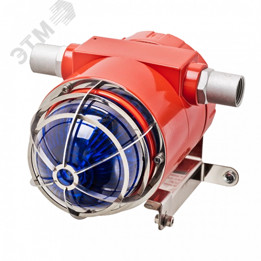 Оповещатель взрывозащищенный световой ВС-07е-Ex-СД-ПР1/Ж2-24VDC, без каб вводов