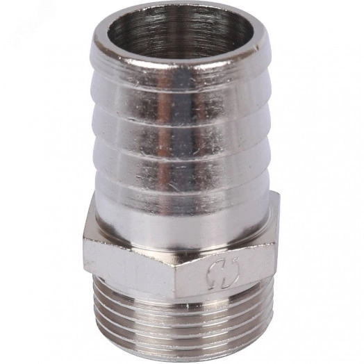 Штуцер НР никелированный 3/4'x25