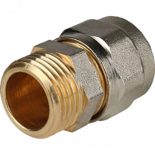 Переходник с наружной резьбой 1/2'х16 для металлопластиковых труб винтовой