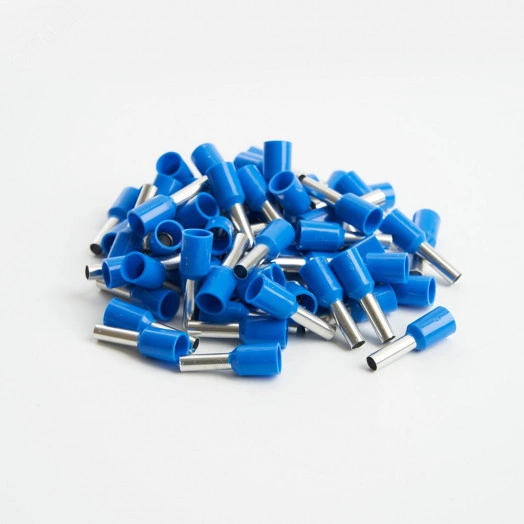 Наконечник штыревой втулочный изолированный НШВИ 2,5-8 (упаковка 100 шт), LD405-258