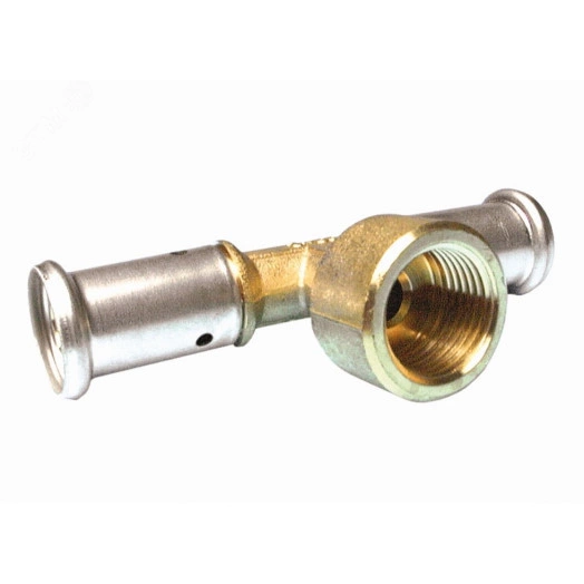 Тройник пресс 26x1/2'ВРх20 переходной, латунь