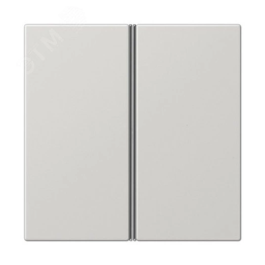 Набор клавиш для сенсорного модуля KNX, двойной, светло-серый