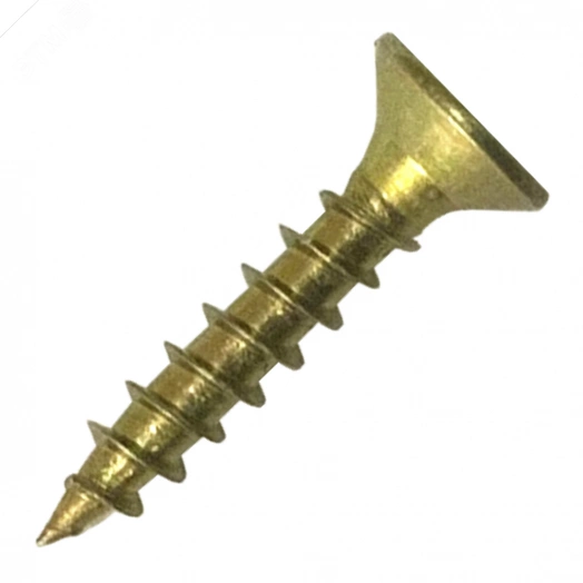 Шуруп универсальный 5х70 потайная головка желтый  цинк (2000шт)