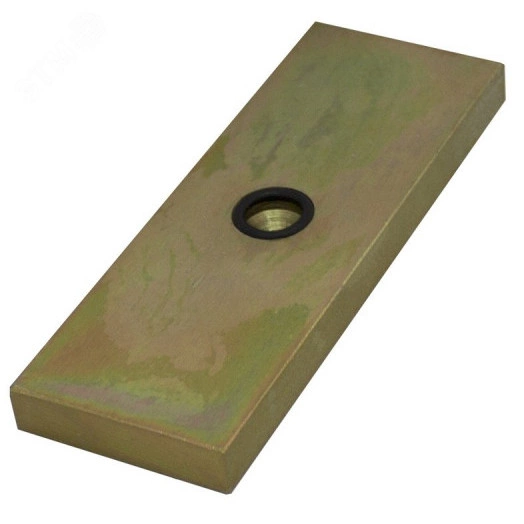 Пластина - 1 шт., втулка резьбовая - 1 шт., шайба -2 шт., шайба резиновая -1 шт., винт - 1 шт.