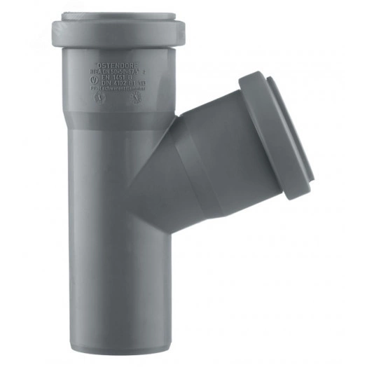 Тройник канализационный 67 град. 50
