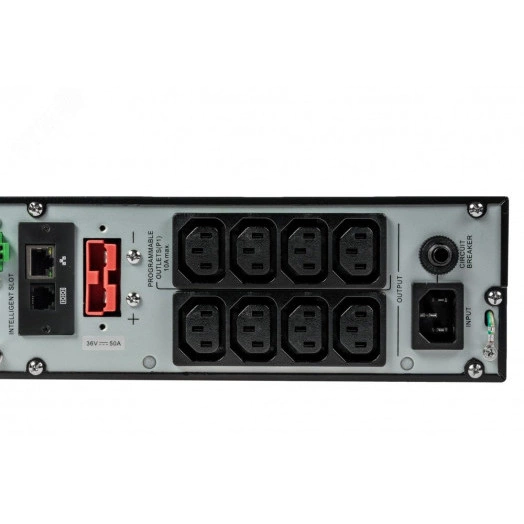 Источник бесперебойного питания, однофазный, Online (двойное преобразование) SRT 1000 ВА XL RT 2U 230В 8 C13, SNMP карта