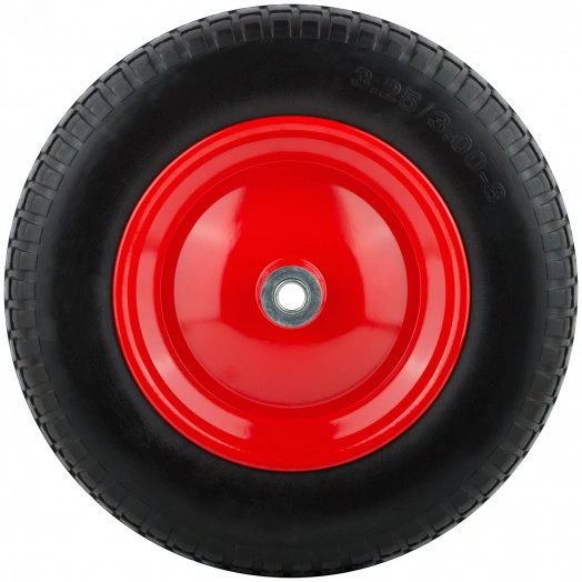 Колесо запасное полиуретановое 360х65 мм (PU 3.25-8), подшипники 16 мм, для тачек 77601 , 77602 , 77