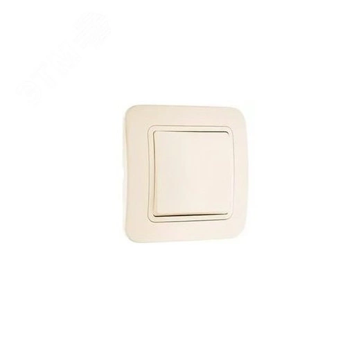 Lillium крем/крем выключатель 1 кл прох