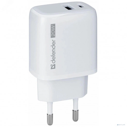 Зарядное устройство сетевое UPA-103 USB-C/PD20W+USB-A/QC3.0