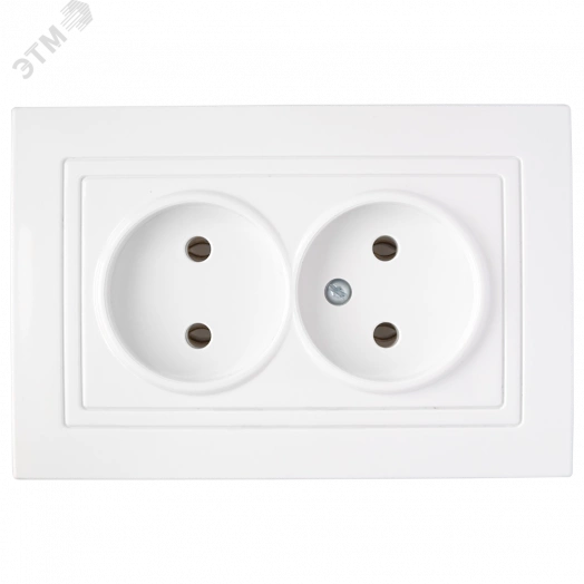 Беларусь Розетка двухместная скрытая