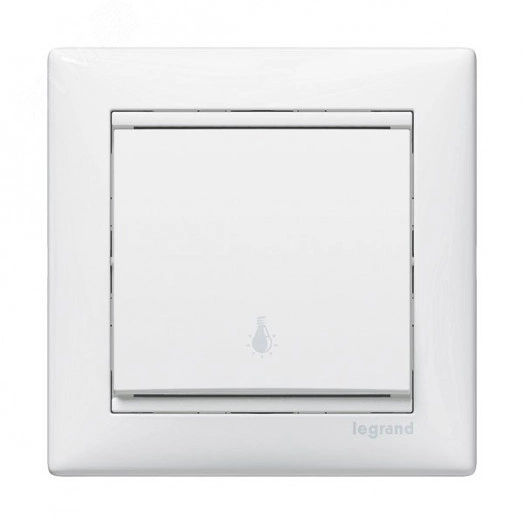 VALENA Кнопка с символом Лампа слоновая кость