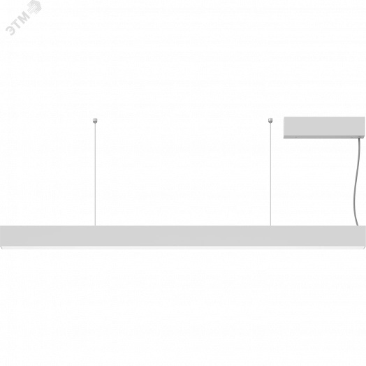 Светильник PROFILE 60L P LED 1200 WH 5500K