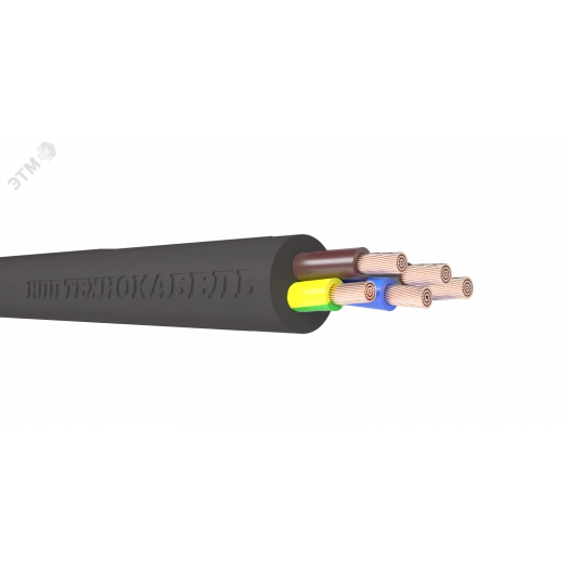 Провод ПВСнг(А)-LS 5х6 ч ТРТС