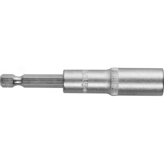 Бита с торцовой головкой, удлиненная, Cr-V, хвостовик E 1/4'', 8мм