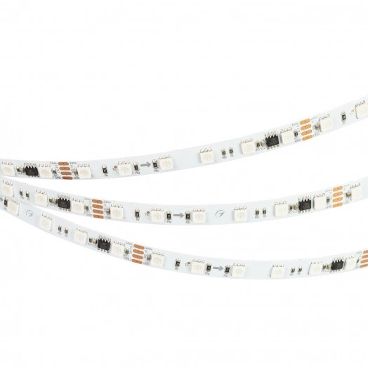 Лента DMX-B60-10mm 24V RGB-PX6-RAM (15 W/m, IP20, 5060, 5m) (, бегущий огонь)