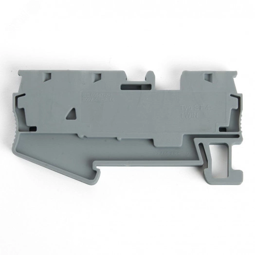 Зажим самозажимной, 3-проводной проходной ЗНИ - 2,5, JXB ST 2,5, серый