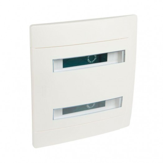 Бокс СП Practibox 2х12 мод. с шинами N и PE IP40 бел/бел. двер. Leg 601118