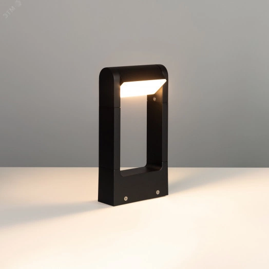 Светильник LGD-PATH-FRAME-ROTARY-H300-6W Warm3000 (BK, 111 deg, 230V) (ARL, IP65 Металл, 3 года)