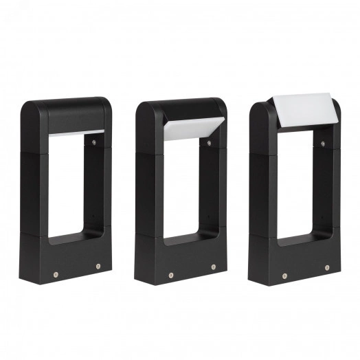 Светильник LGD-PATH-FRAME-ROTARY-H300-6W Warm3000 (BK, 111 deg, 230V) (ARL, IP65 Металл, 3 года)