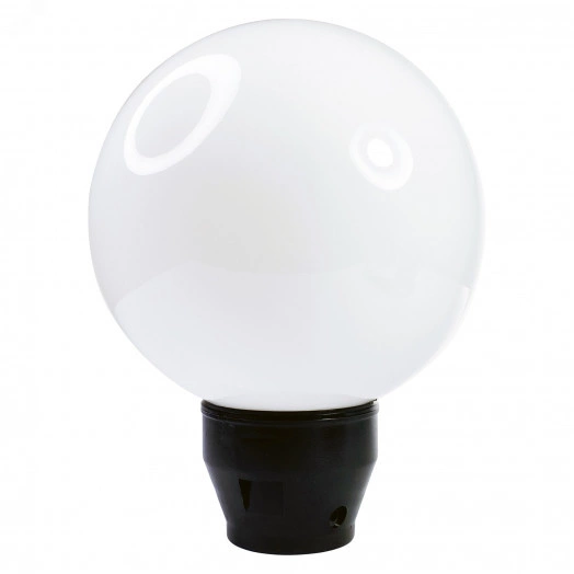 Светильник Шар ДТУ 200 Г СПЕЦСВЕТ 03-015-401 опал пмма IP65 (15Вт 6500К) / корпус А85 черный ф60 ГУ Светильни