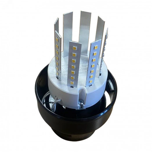 Светильник Шар ДТУ 200 Г СПЕЦСВЕТ 03-015-401 опал пмма IP65 (15Вт 6500К) / корпус А85 черный ф60 ГУ Светильни