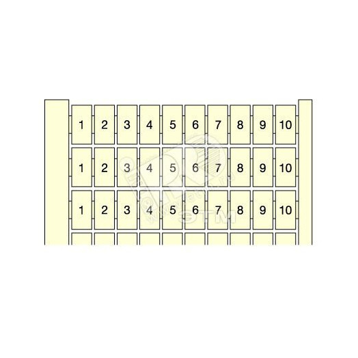 Маркировка  горизонтальная  RC55 10х(51...60)