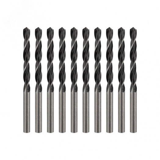 Сверло по металлу 7.0х109х69 мм HSS (упак - 10 шт.) DIN 338