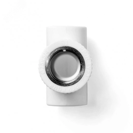 Тройник комбинированный 32 х 3/4' ВР полипропиленовый PPR белый