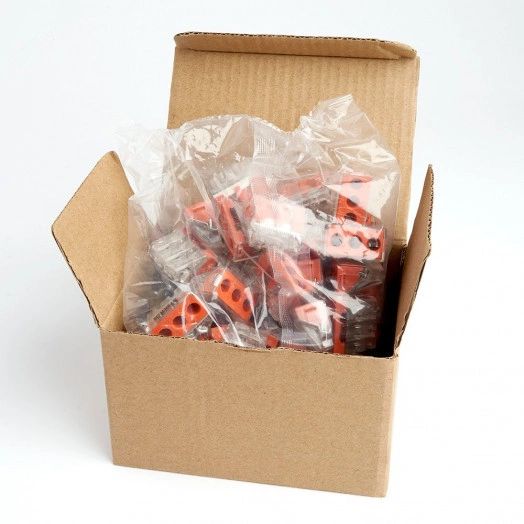 Клемма монтажная 3-проводная для одножильных проводников (с пастой), LD773-173-1