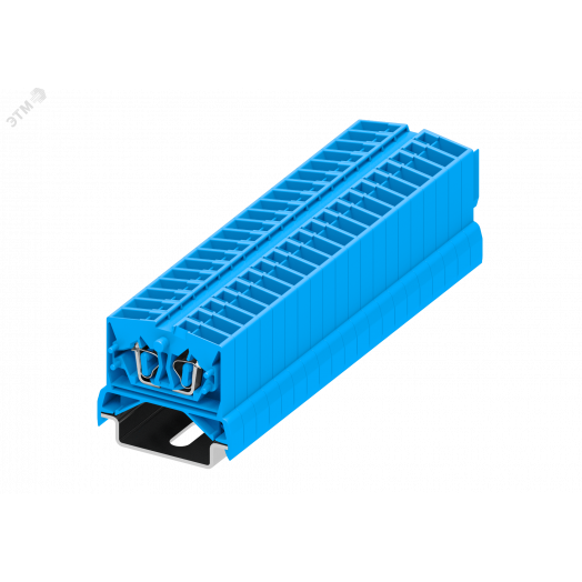 Клемма TB 1-1 на DIN-35, фронт.подключение, сечение 2,5 мм. кв., синий.