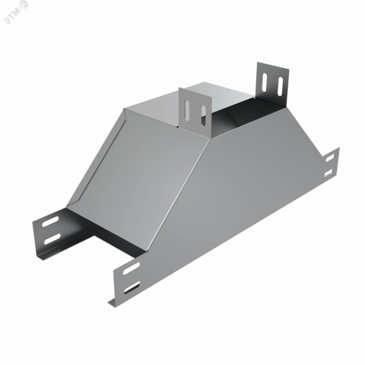 Т-отвод вертикальный 50х400 мм вверх c разворотом трассы на 90 гр.