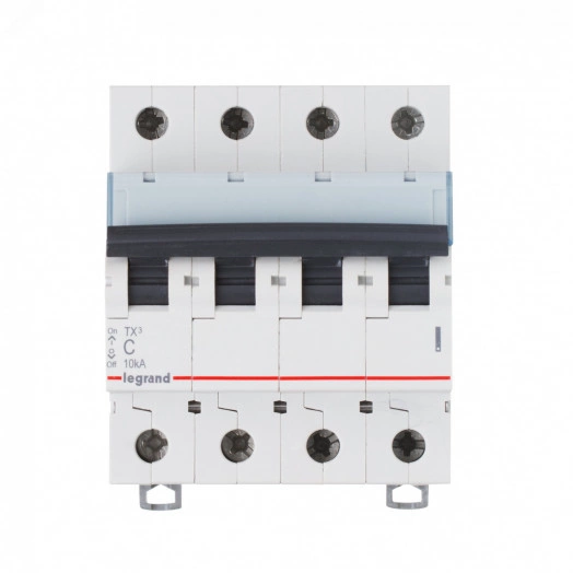 Выключатель автоматический четырехполюсный 32А B TX3 6kA/10kA