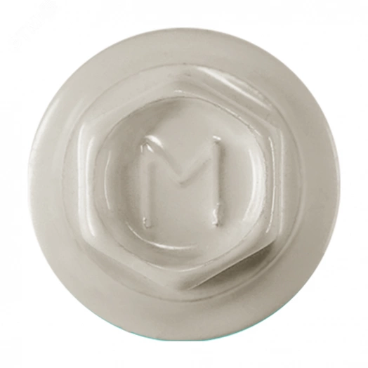 Саморез кровельный 5.5х19 по металлу RAL9003 сверло №3 шайба d=14мм с EPDM прокладкой