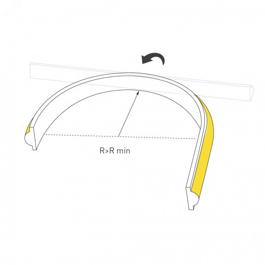 Лента герметичная MOONLIGHT-TOP-M280-10x5mm 24V Warm3000 (15 W/m, IP65, 5m, wire x1) (Arlight, Вывод кабеля прямой)