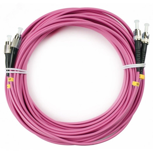 Шнур оптический duplex 15м FC-ST 50/125 мм OM4 LSZH