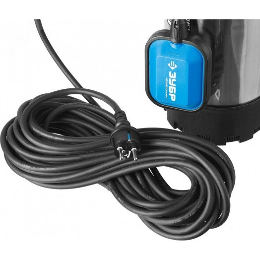 Насос дренажный погружной для чистой воды Профессионал НПЧ-Т5-1000-С ЗУБР, 1000 Вт, корпус нерж.сталь