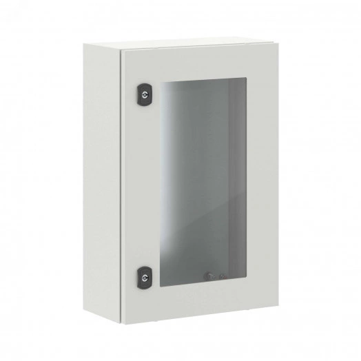 Корпус навесной STE с М/П с прозрачной дверью     ВхШхГ 600x400x200 мм